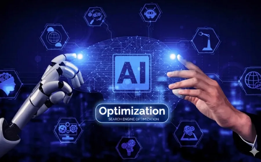 Abstract visualization suggesting artificial intelligence, neural systems, and advanced computing.